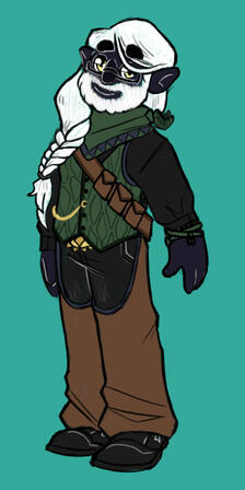 Caspian (Full Body Sketch)