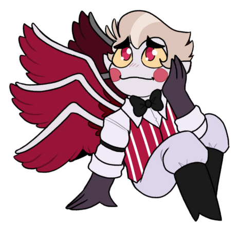 Lucifer from Hazbin Hotel (Full Body Flat Color)